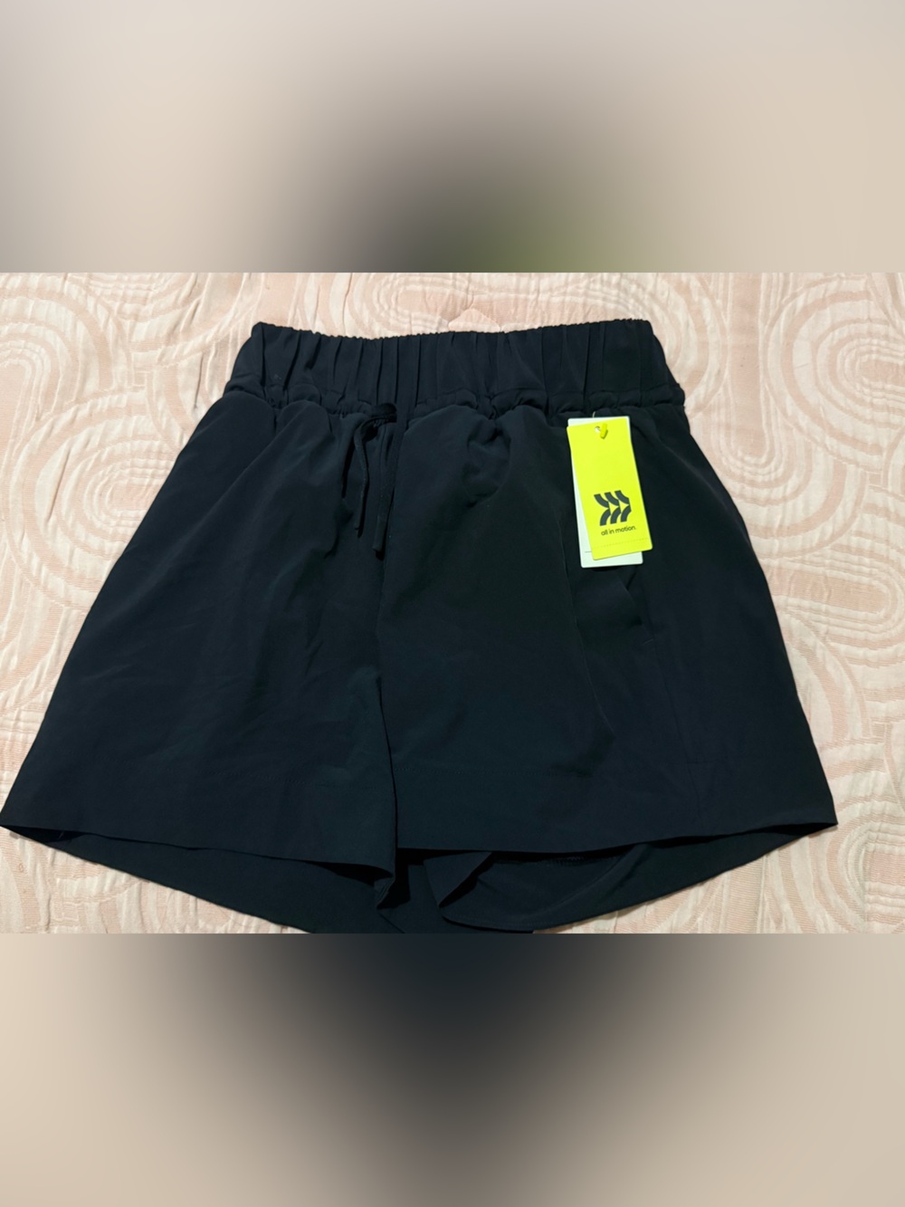 All in motion xs Black Elastic-Waist Skort